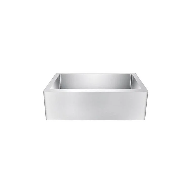 Kitchen Sink 33L x 20W Inch Single Bowl Adelphia Farmer Stainless Steel Rectangle