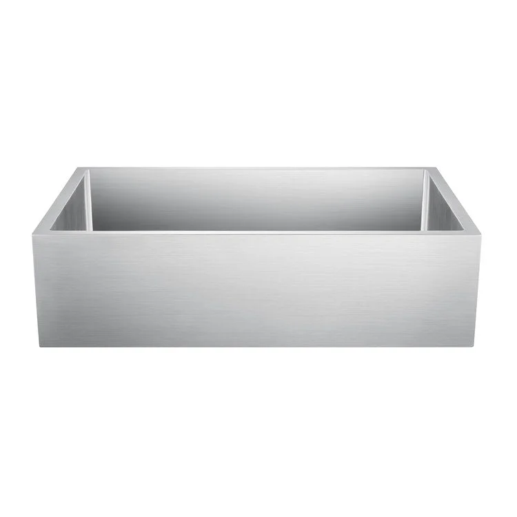 Kitchen Sink 33L x 20W Inch Single Bowl Bailey Farmer Stainless Steel Rectangle