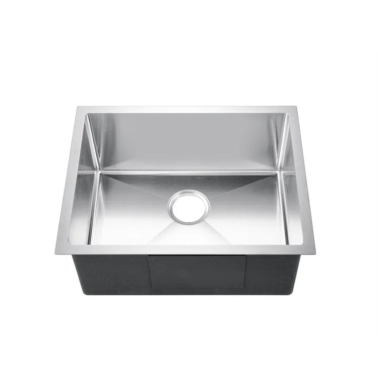 Bar Sink 23L x 18W Inch Single Bowl Salome Stainless Steel Undermount Rectangle