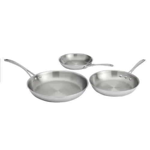 Calphalon 3-piece Tri-ply Clad Stainless Steel Skillet Set