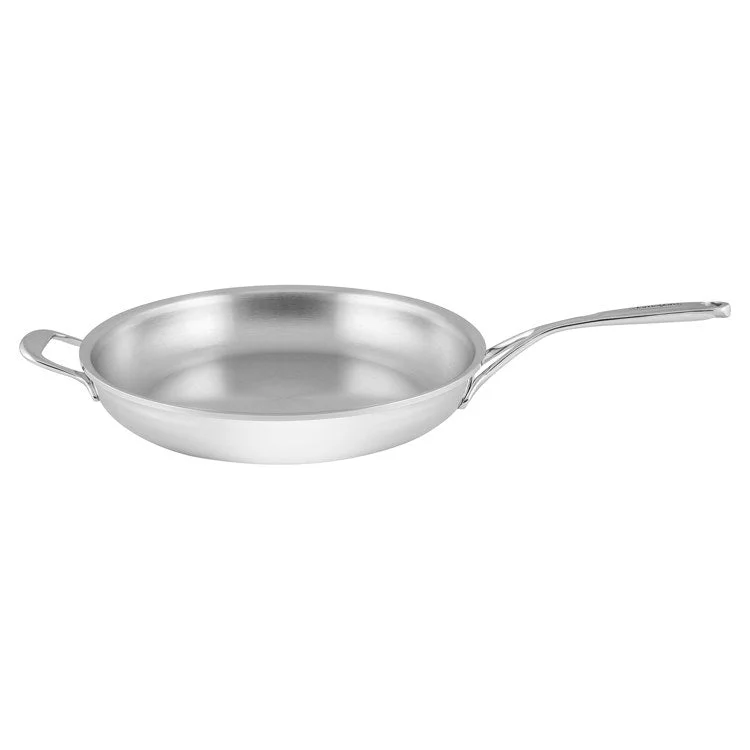 Atlantis Proline 12.6" Stainless Steel Fry Pan with Helper Handle