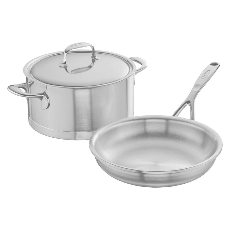 Atlantis Three-Piece Stainless Steel Cookware Set