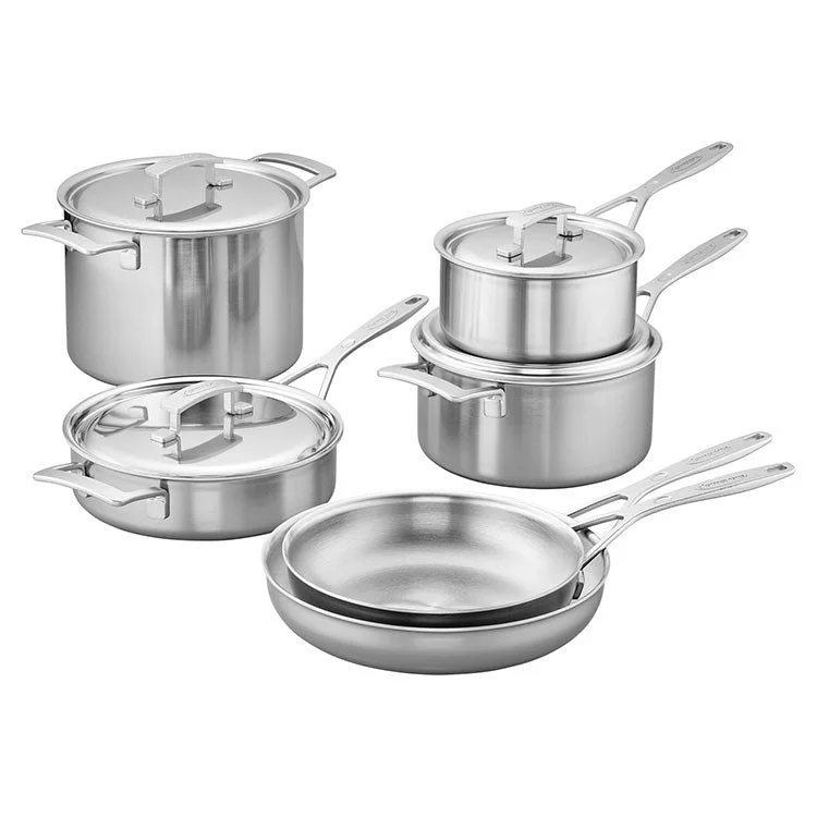 Industry Stainless Steel Cookware 10-Piece Set