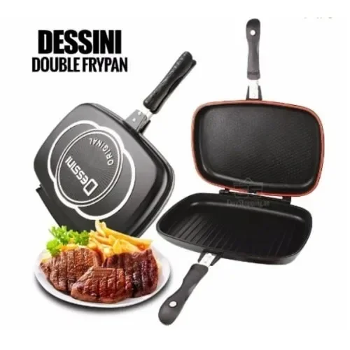 Dessini Non Stick Double Sided Grill Pan - 36cm