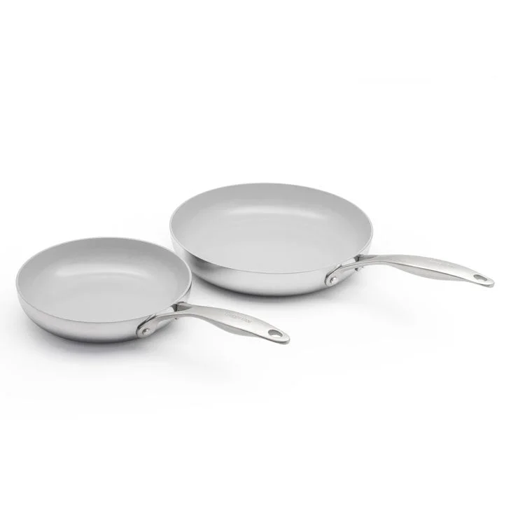 Venice Pro Evershine Non-Stick 8" and 10" Open Fry Pan Set