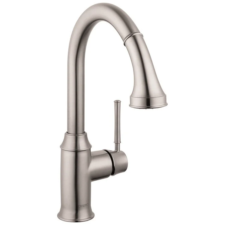 Talis C Single Handle Pull Down Kitchen Faucet with Dual Spray