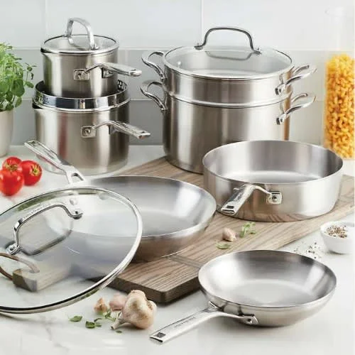 Kitchenaid Tri-ply Stainless Steel Cookware Set - 11-piece