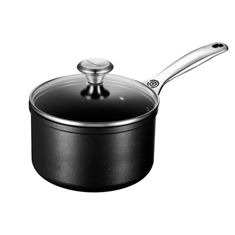 Toughened Nonstick PRO 2-Quart Saucepan with Glass Lid