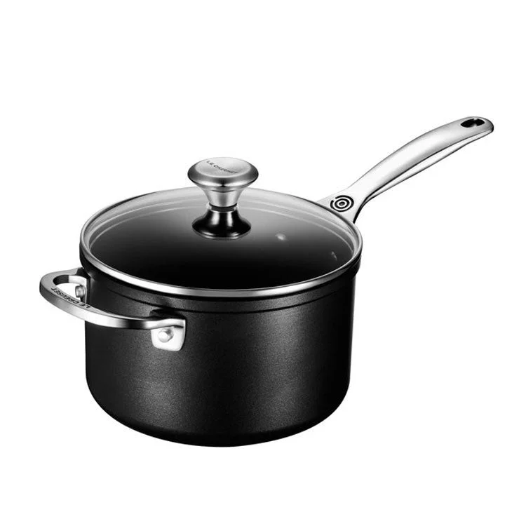 Toughened Nonstick PRO 3-Quart Saucepan with Glass Lid