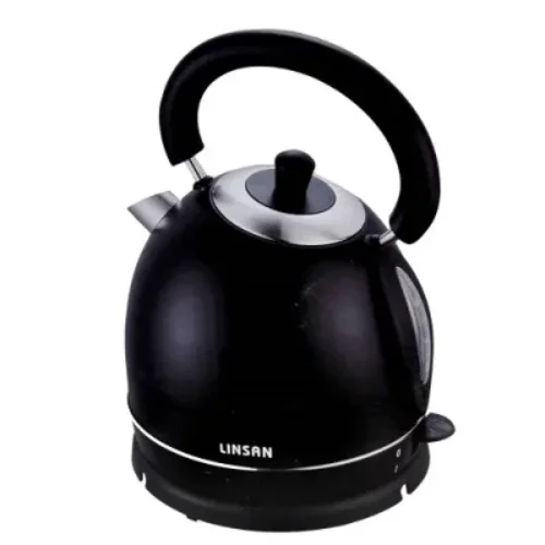 Linsan Electric Kettle- 3000W - 1.8L - Black