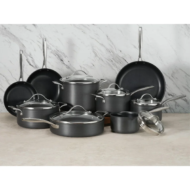 Member's Mark 15-Piece Hard Anodized Aluminum Cookware Set