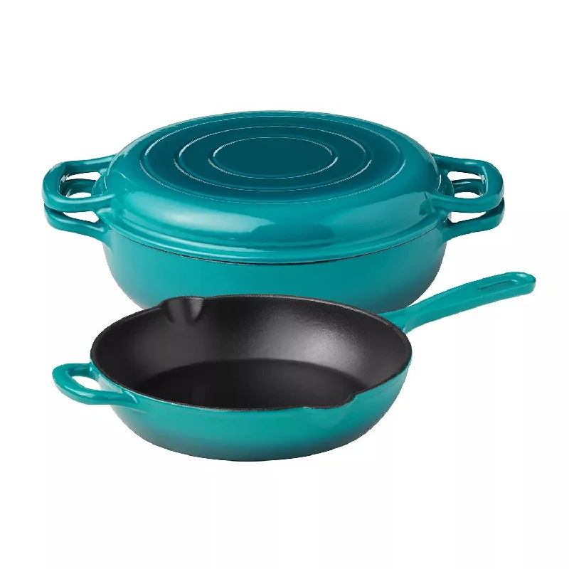 Member's Mark 3-Piece Enamel Cast Iron Set