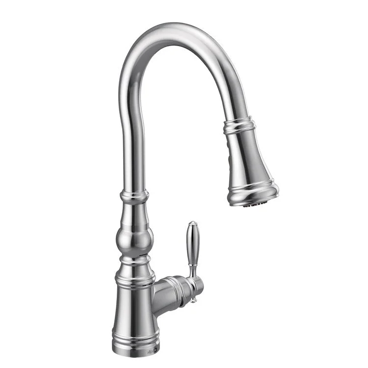 Kitchen Faucet Weymouth 1 Lever ADA Chrome High Arc 1 Hole 1.5 Gallons per Minute