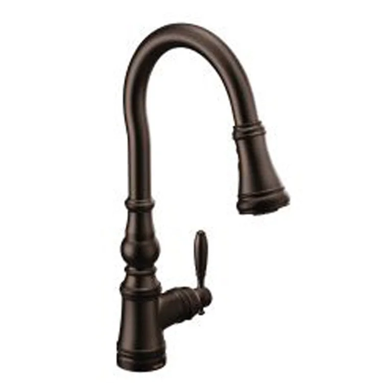 Kitchen Faucet Weymouth 1 Lever ADA Oil Rubbed Bronze High Arc 1 Hole 1.5 Gallons per Minute