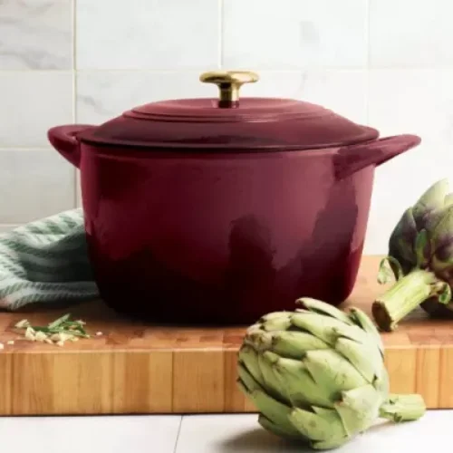 Tramontina Enameled Cast Iron 7-quart Dutch Oven - Cranberry