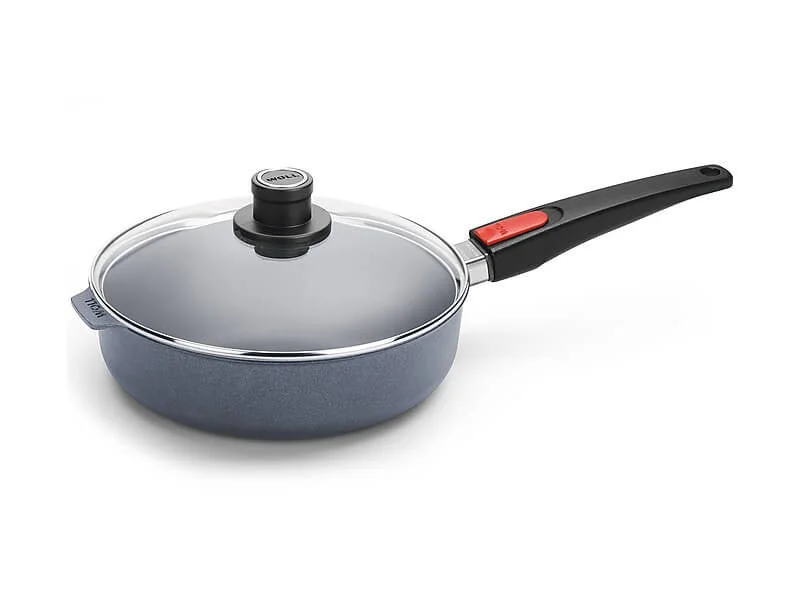 Woll Diamond Lite Saute Pan & Lid W/ Detachable Handle 24cm