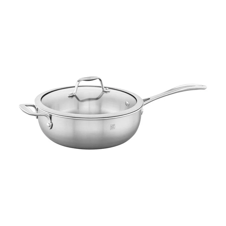 Spirit 3-Ply 4.6-Quart Stainless Steel Saute Pan