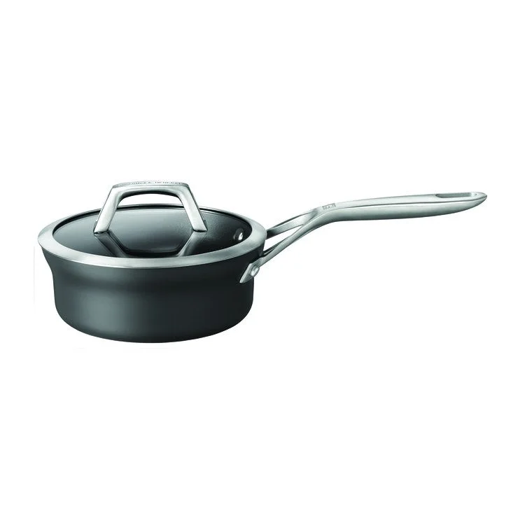 Motion 1.5-Quart Hard Anodized Nonstick Aluminum Saucepan with Lid