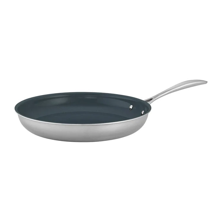 Clad CFX 12" Ceramic Nonstick Stainless Steel Frying Pan